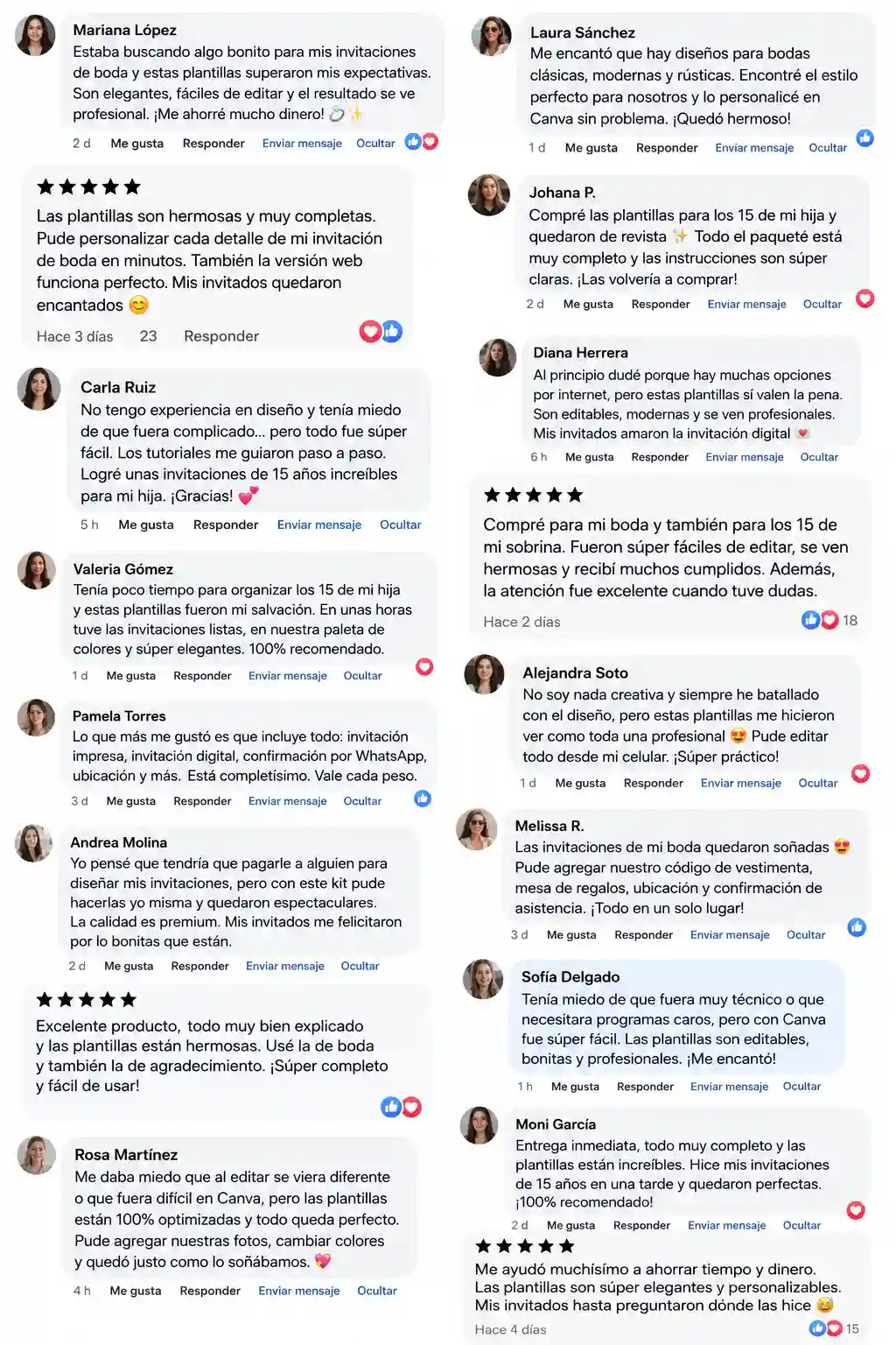 Testimonios reales de clientas